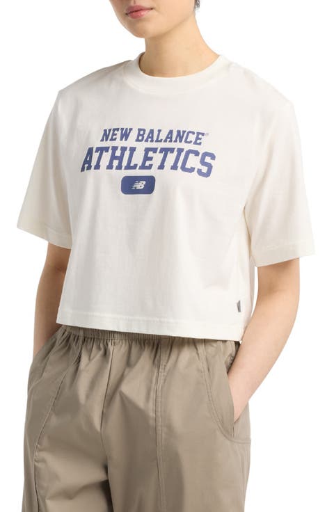 Heritage Relaxed Crop Logo Graphic T-Shirt