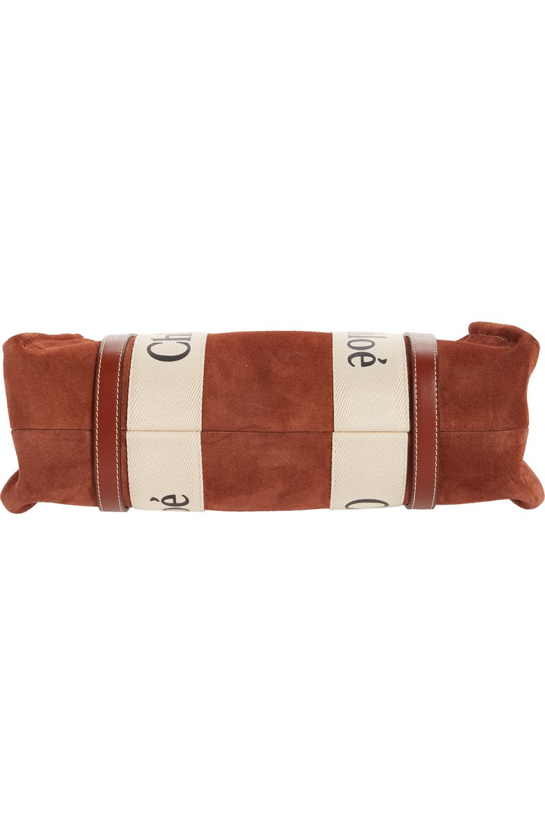 Chloé Medium Woody Suede Tote, Alternate, color,