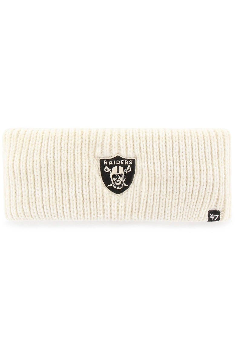 '47 Women's '47 Las Vegas Raiders Meeko Headband, Main, color, Cream