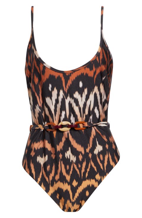 Aster Belted One-Piece Swimsuit