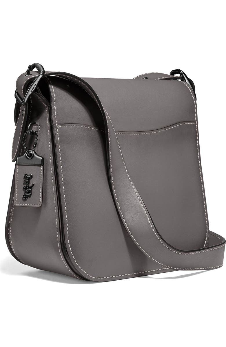 COACH Courier Leather Convertible Bag, Alternate, color,