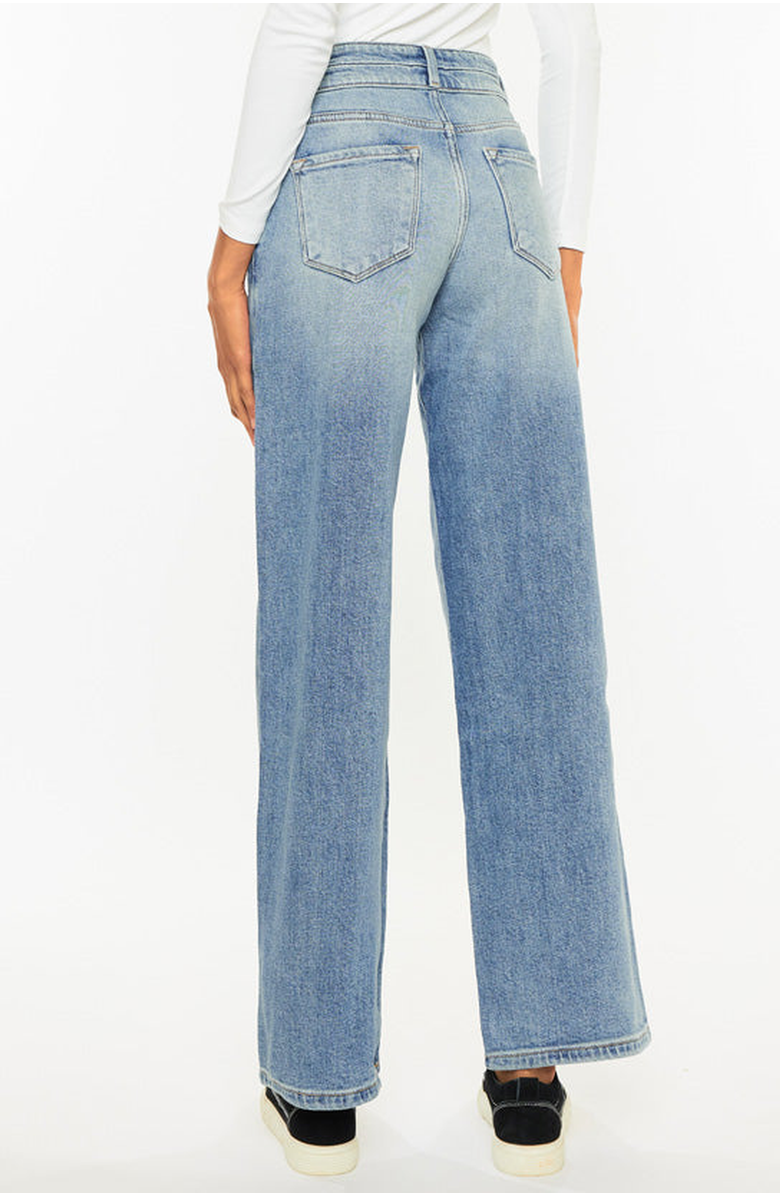 KanCan Promise High Rise Wide Leg Jeans, Alternate, color, Medium Wash