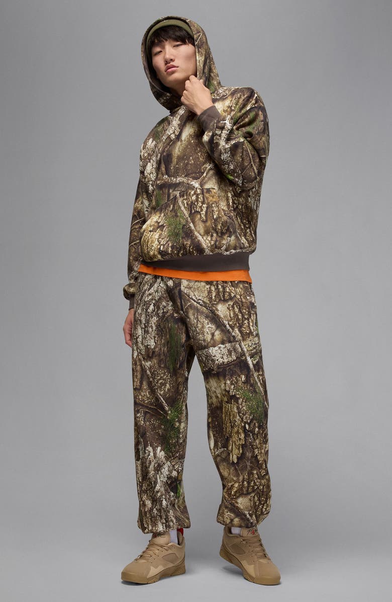 Jordan Brooklyn Fleece Realtree Hoodie, Alternate, color, Medium Olive/ Sail