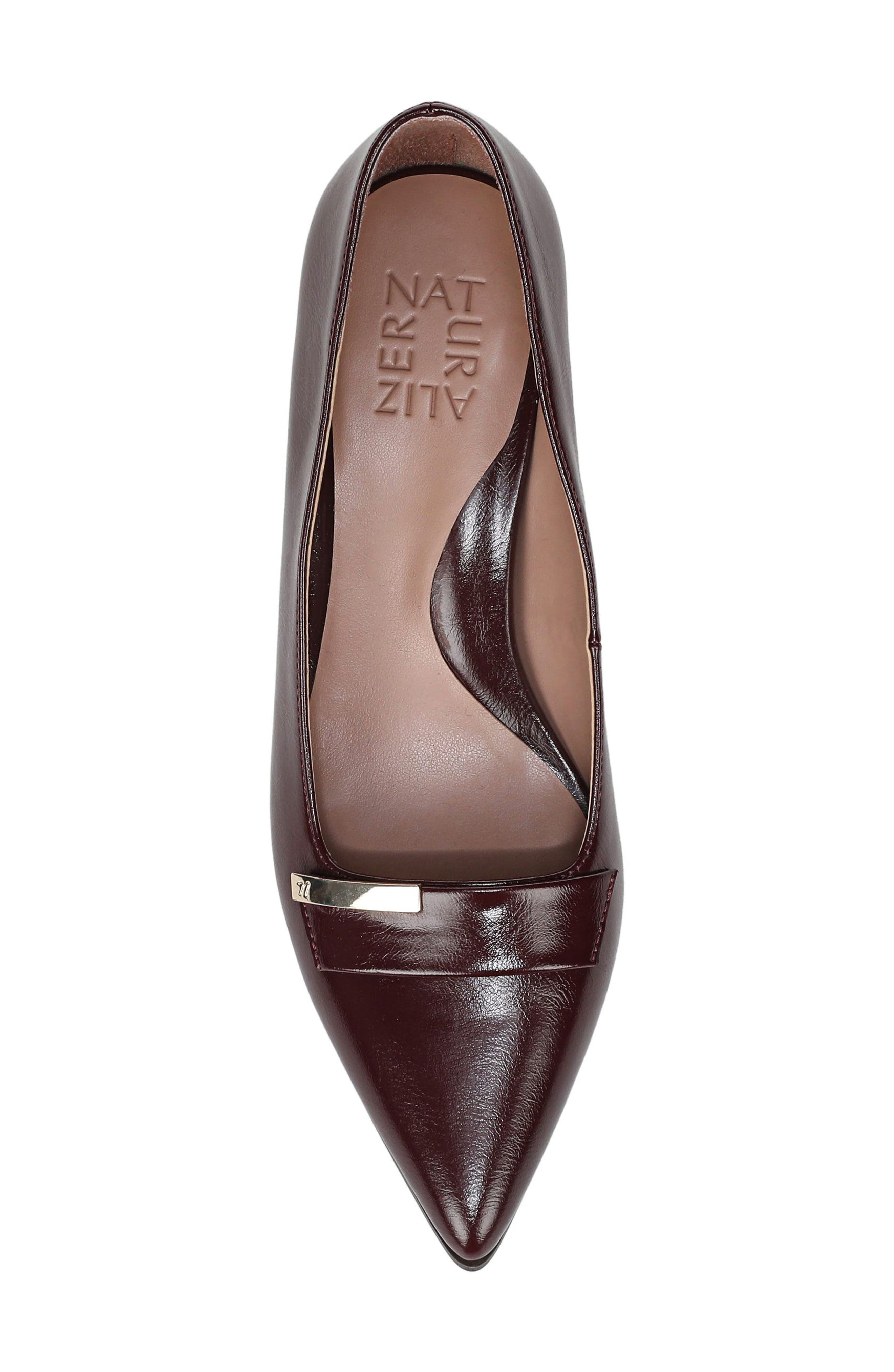 Avani Block Heel Pump - Wide Width Available, Alternate, color, WINE RED FAUX LEATHER