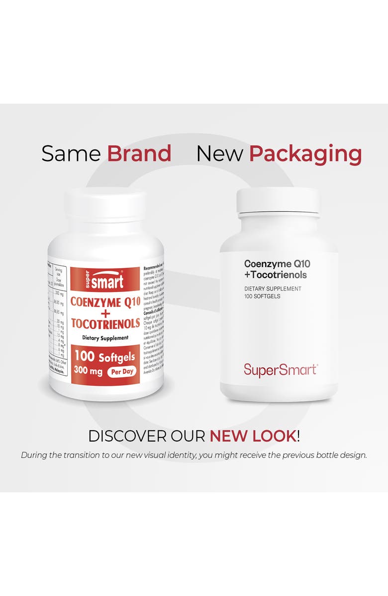 SuperSmart Coenzyme Q10 + Tocotrienols, Alternate, color, NO COLOR