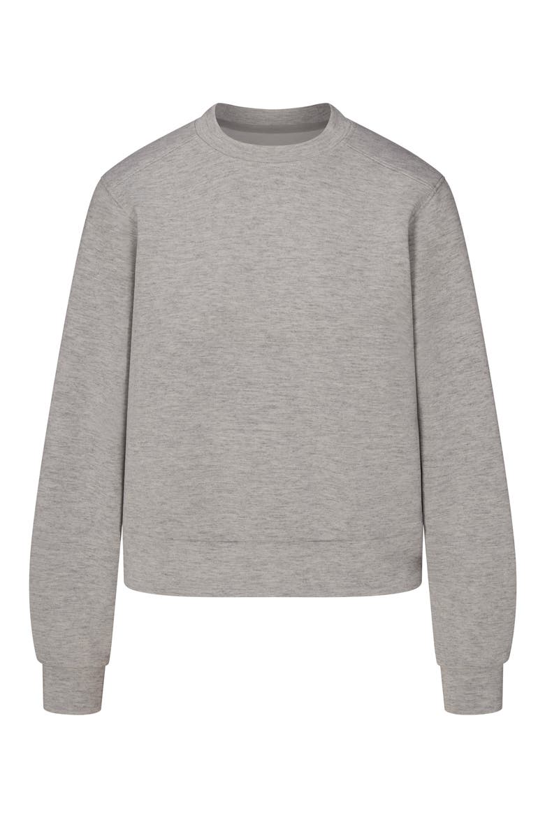 Lily Lightweight Crewneck Sweatshirt, Main, color, GREY