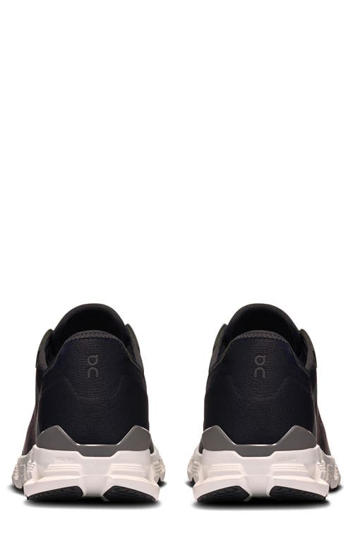 On Running Sneakers Cloud X 4 Ad On In Mesh Riciclato In Black/asphalt