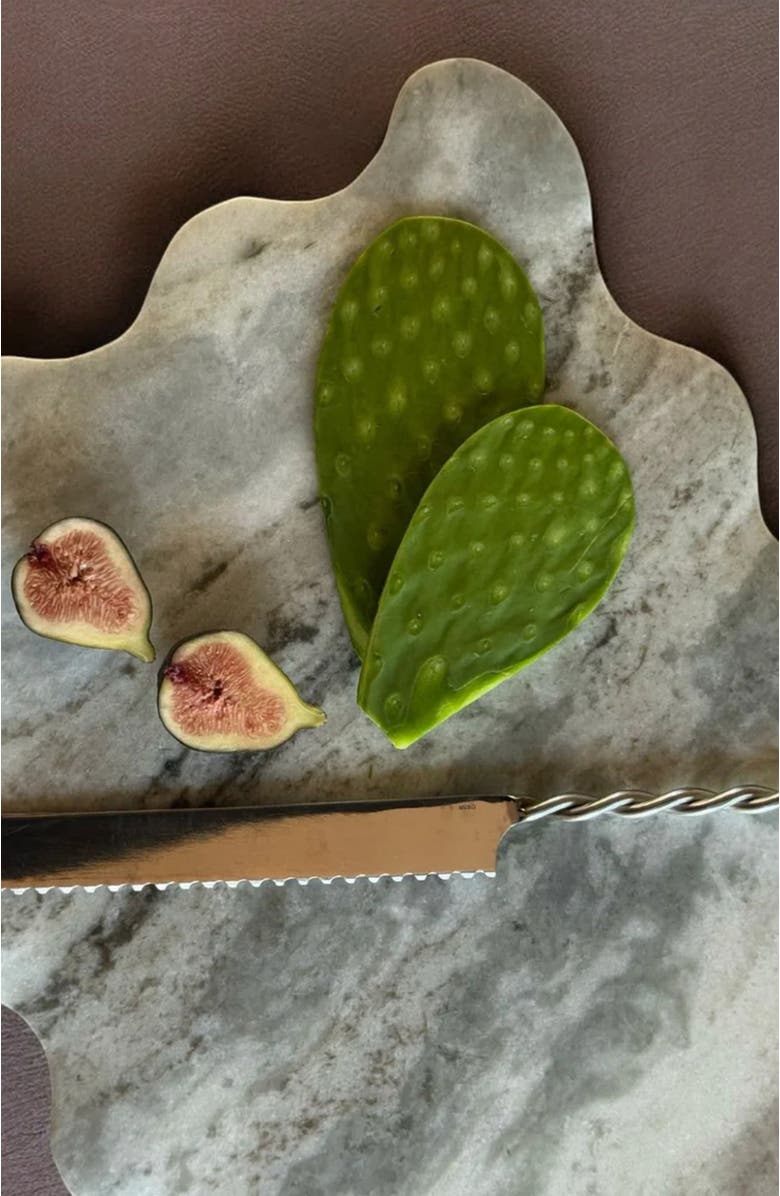 Meso Goods Kora Large Marble Serving Board, Alternate, color, Marble