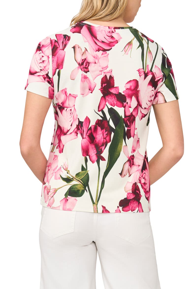 Willow Floral T-Shirt, Alternate, color, ULTRA WHITE