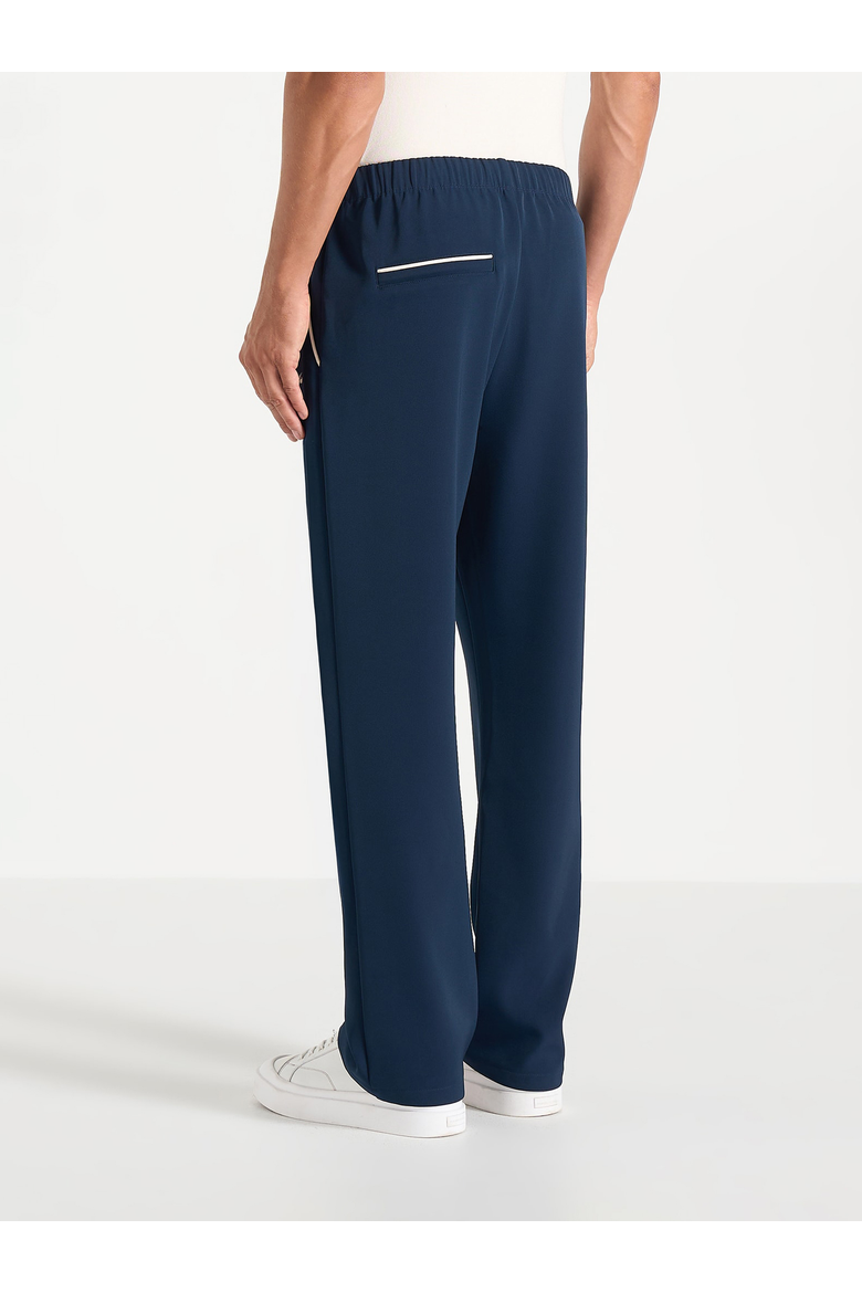 Signature Piped Track Pants, Alternate, color, Dark Navy