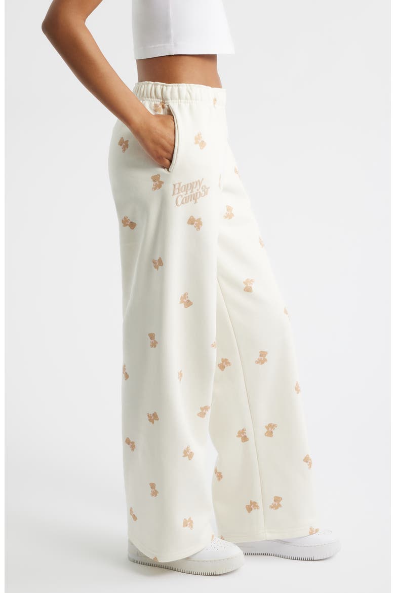 Dreams Wide Leg Sweatpants, Alternate, color, CREAM