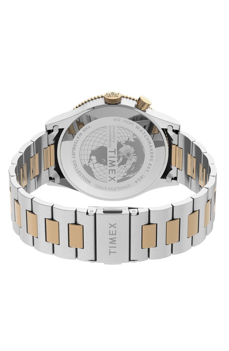 Timex<sup>®</sup> Waterbury Traditional GMT Bracelet Watch, 39mm, Alternate, color, 