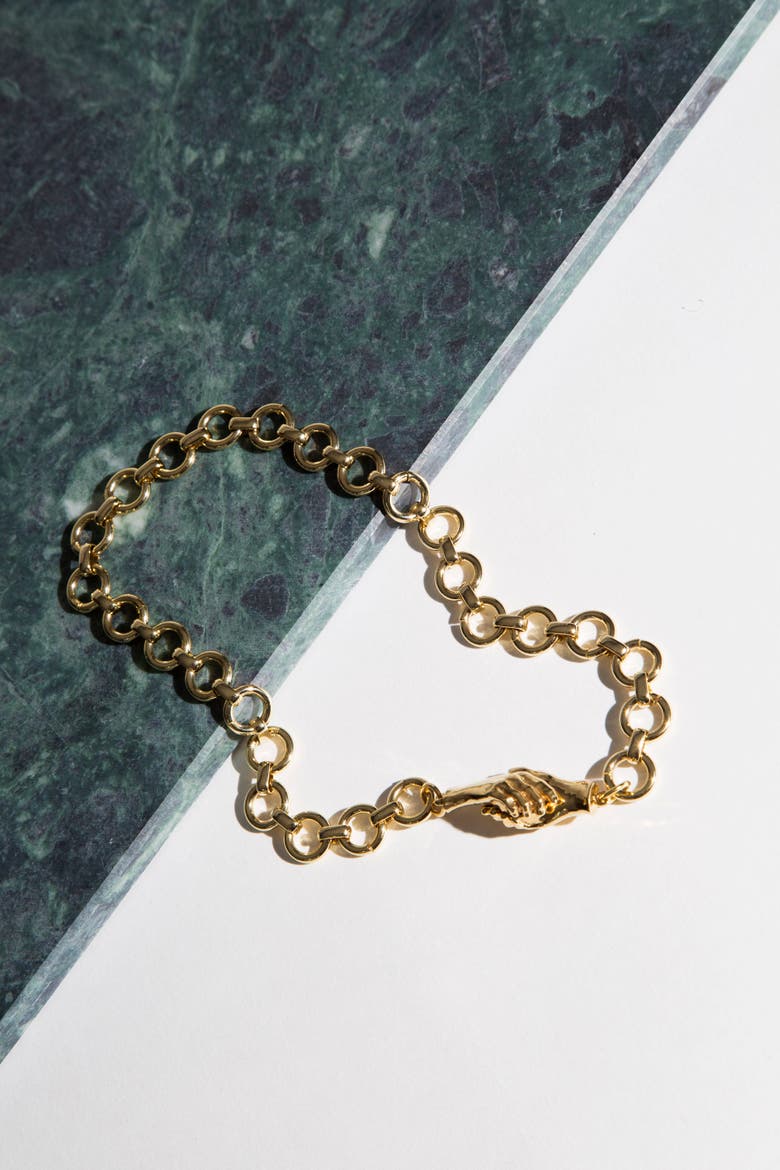 Gentlewoman's Agreement Necklace, Alternate, color, Metallic Gold - 16"