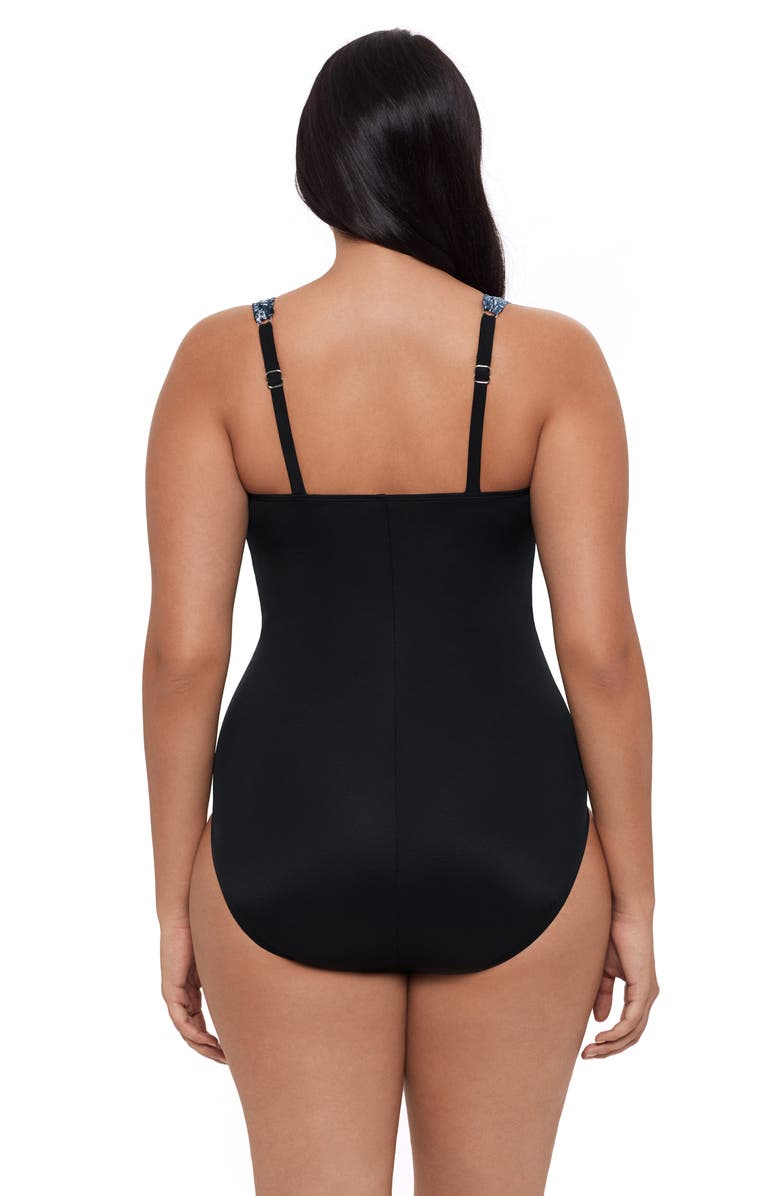 Trimshaper Vera Side-Tie One-Piece Control Swimsuit, Alternate, color, Flora 
Fauna