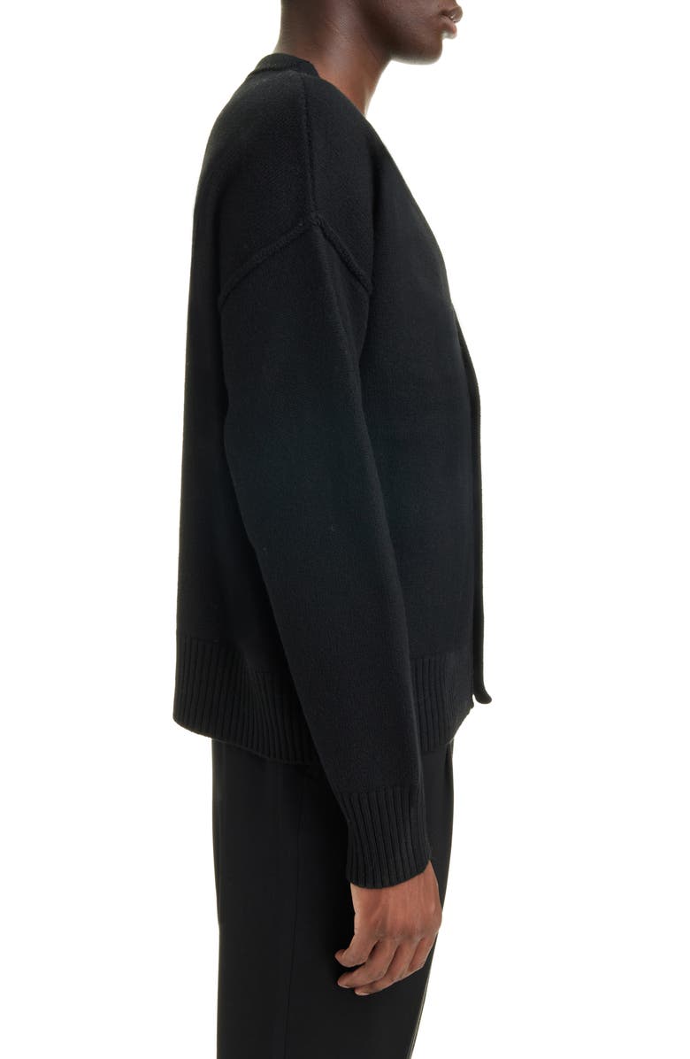 AMI PARIS Ami De Coeur Wool Cardigan, Alternate, color,