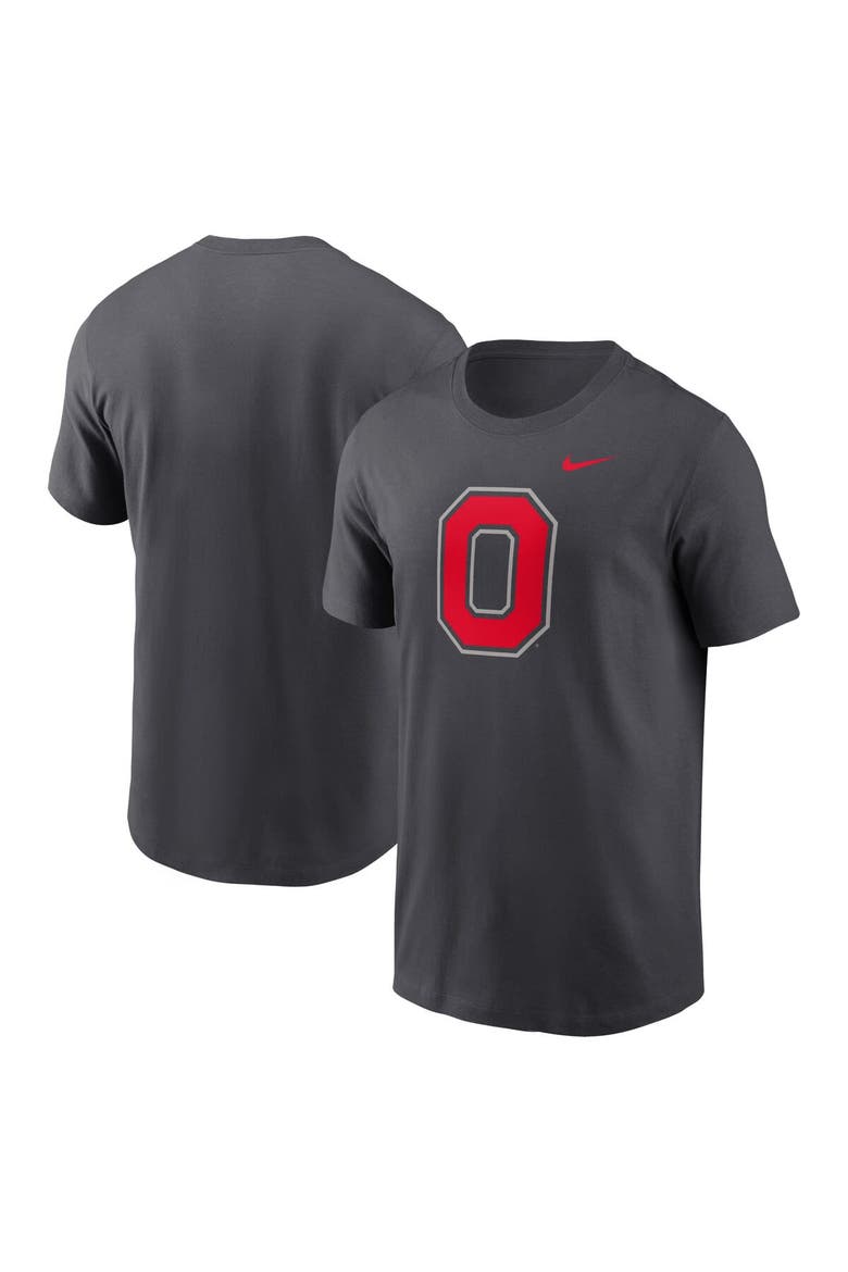 Men's Nike Anthracite Ohio State Buckeyes Primetime Alternate Logo T-Shirt, Main, color, Anthracite