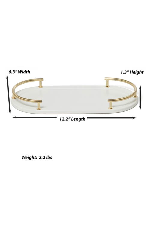 Roselli Trading Company Dubai 3-piece Bathroom Accessory Set In White