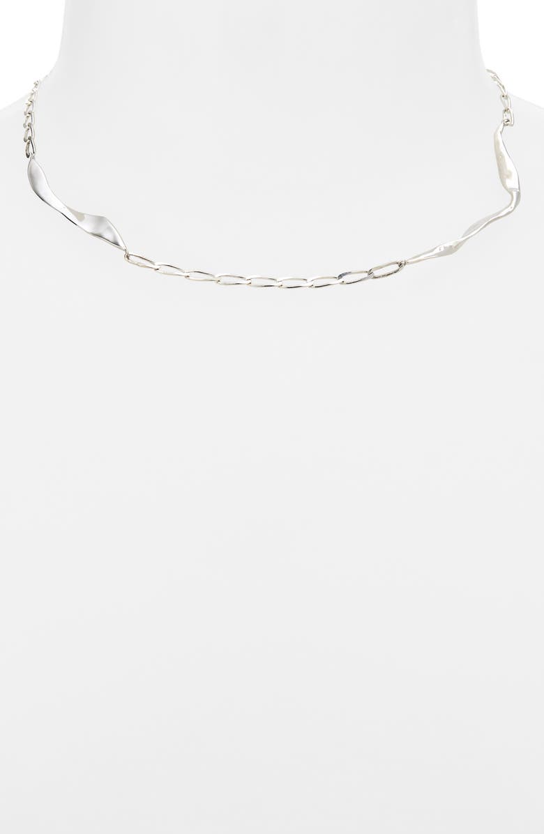 FARIS Blade Necklace, Alternate, color, Silver