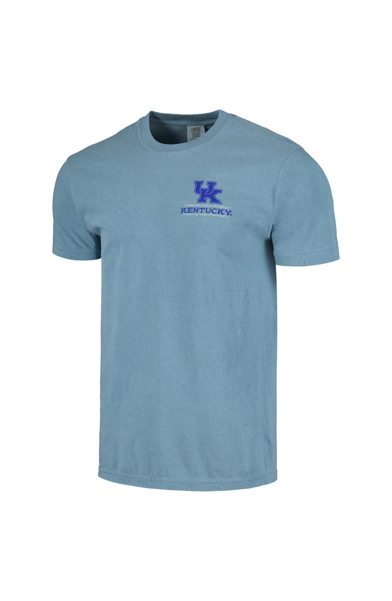IMAGE ONE Men's Light Blue Kentucky Wildcats State Scenery Comfort Colors T-Shirt, Alternate, color, 