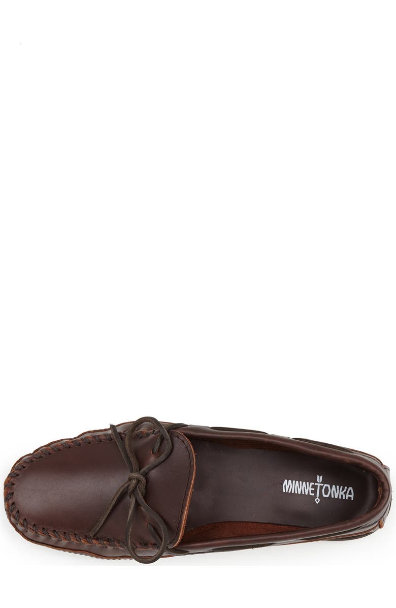 Minnetonka Essential Hardsole Driving Shoe, Alternate, color,