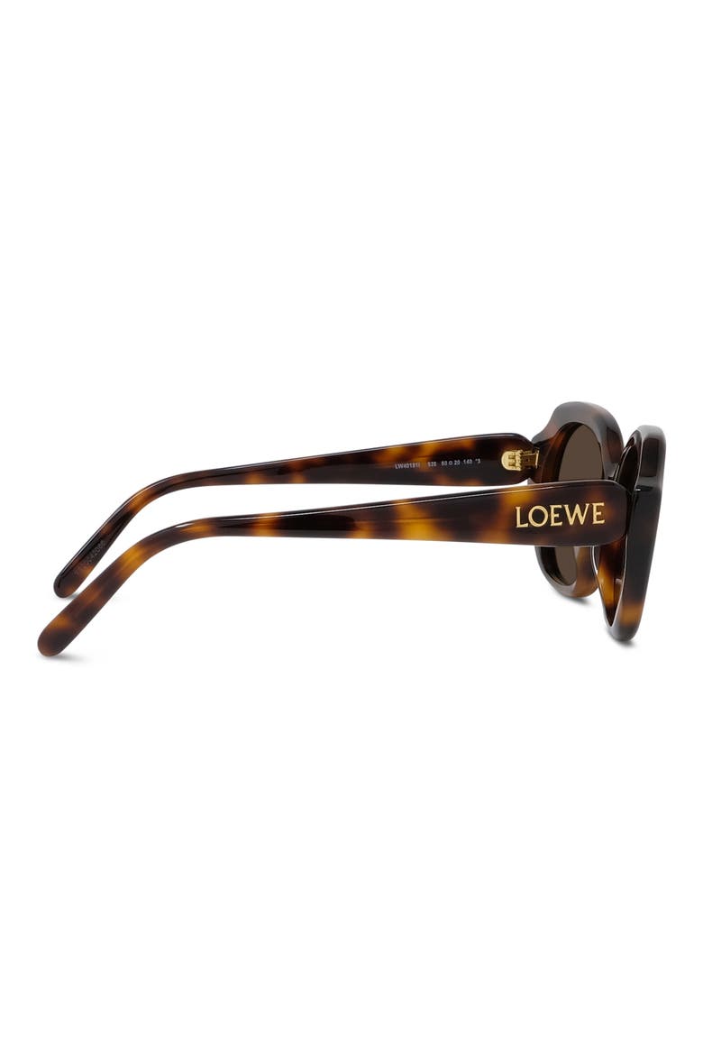 Slim 50mm Geometric Sunglasses, Alternate, color, DARK HAVANA / BROWN