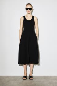 COS Sculpted Cotton Midi Dress