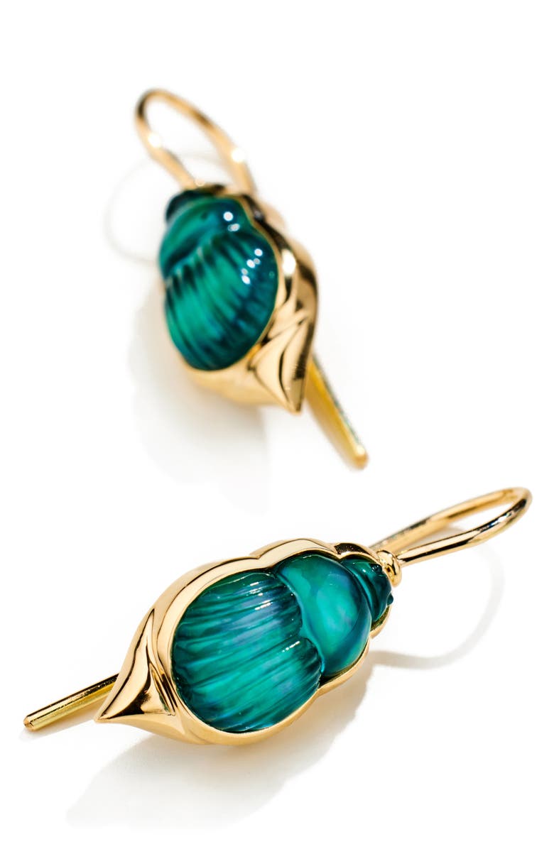 LITO Giada Earrings, Alternate, color, Green