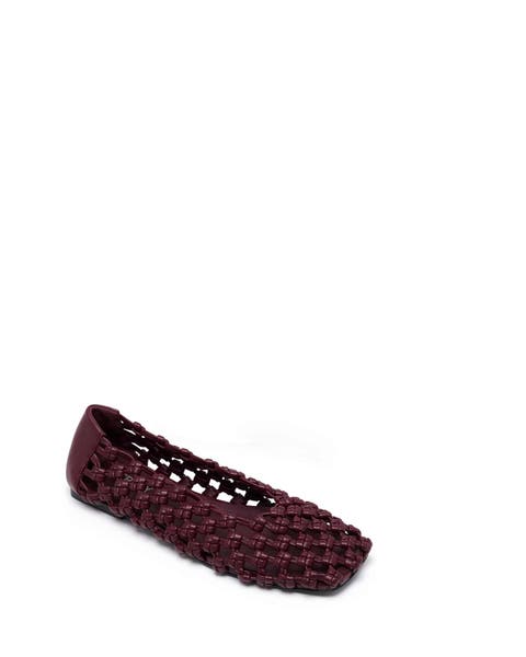 Genesis Square Toe Woven Flats