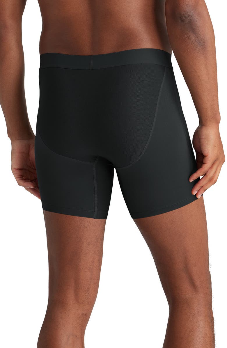 Tommy John 3-Pack 360 Sport Micro 6-Inch boxer Briefs, Alternate, color, Black