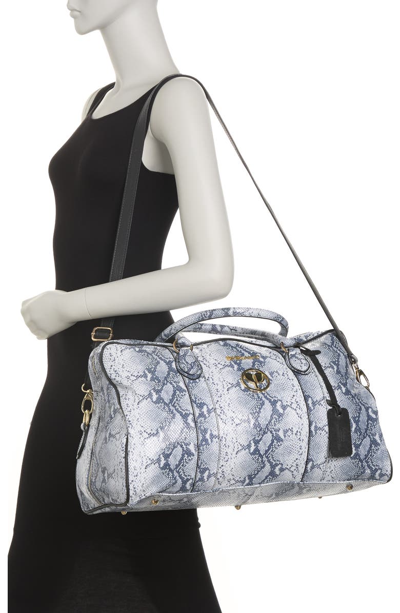 Persaman New York Angelina Python Snake Skin Print Duffel Bag, Alternate, color,