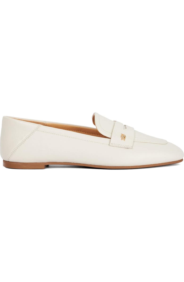 Dune London Glances Penny Loafer, Alternate, color, White