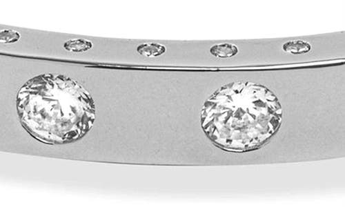 Melinda Maria Ashley Hinged Cuff In Silverhite