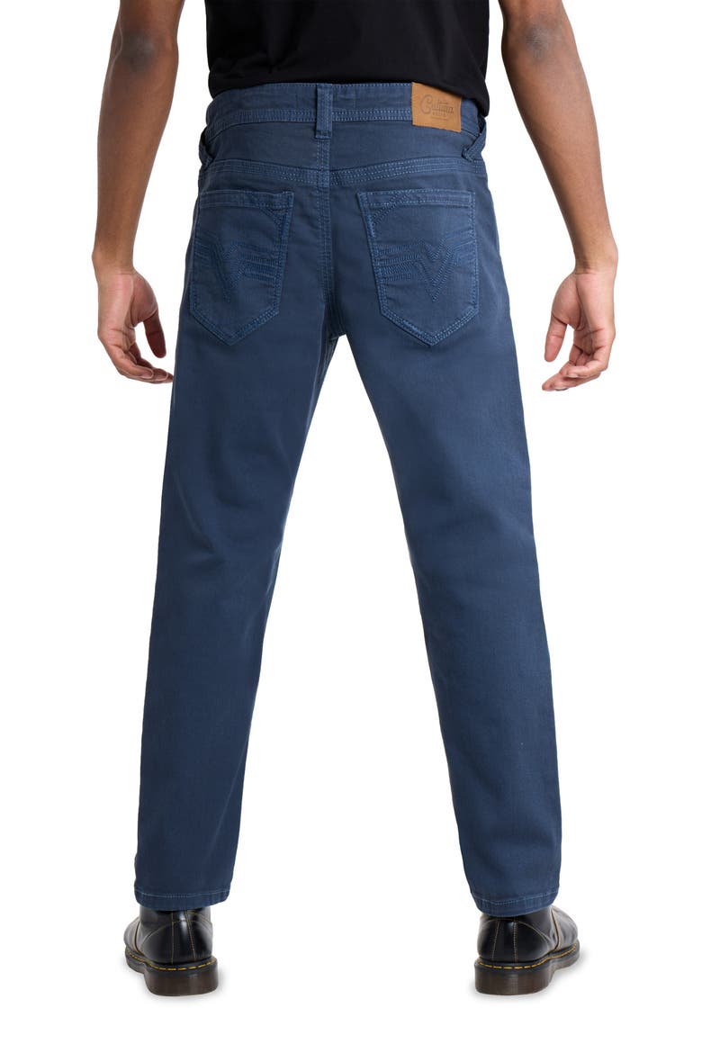 Saddle Stitch Slim Fit Jeans, Alternate, color, BLUE