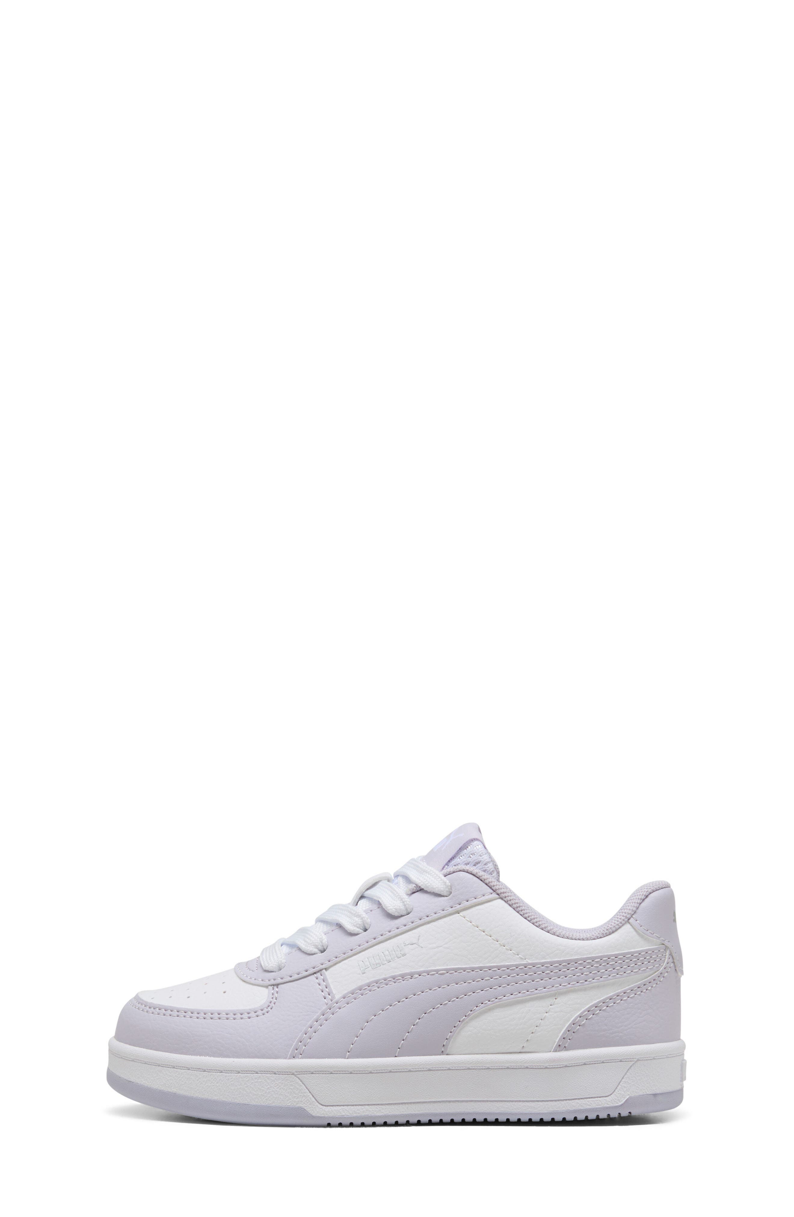 Kids' Carter 2.0 Sneaker, Alternate, color, PUMA WHITE/ LAVENDER/ SILVER