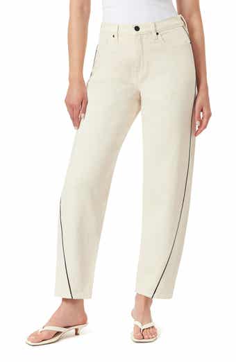 Kensie High Rise Piped Barrel Leg Pants