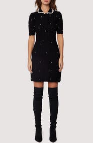 Lost + Wander Perla Imitation Pearl Minidress