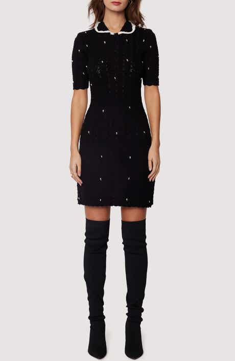 Lost + Wander Perla Imitation Pearl Minidress