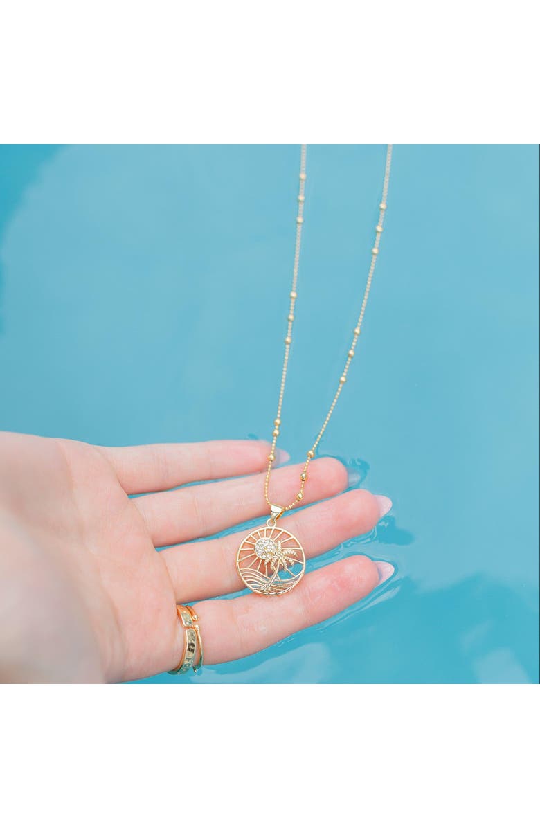 Ivy & Pearl Co. Golden Palm Dreams, Alternate, color, Gold