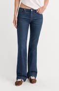 Good American Ghost Waist Low Rise Bootcut Jeans