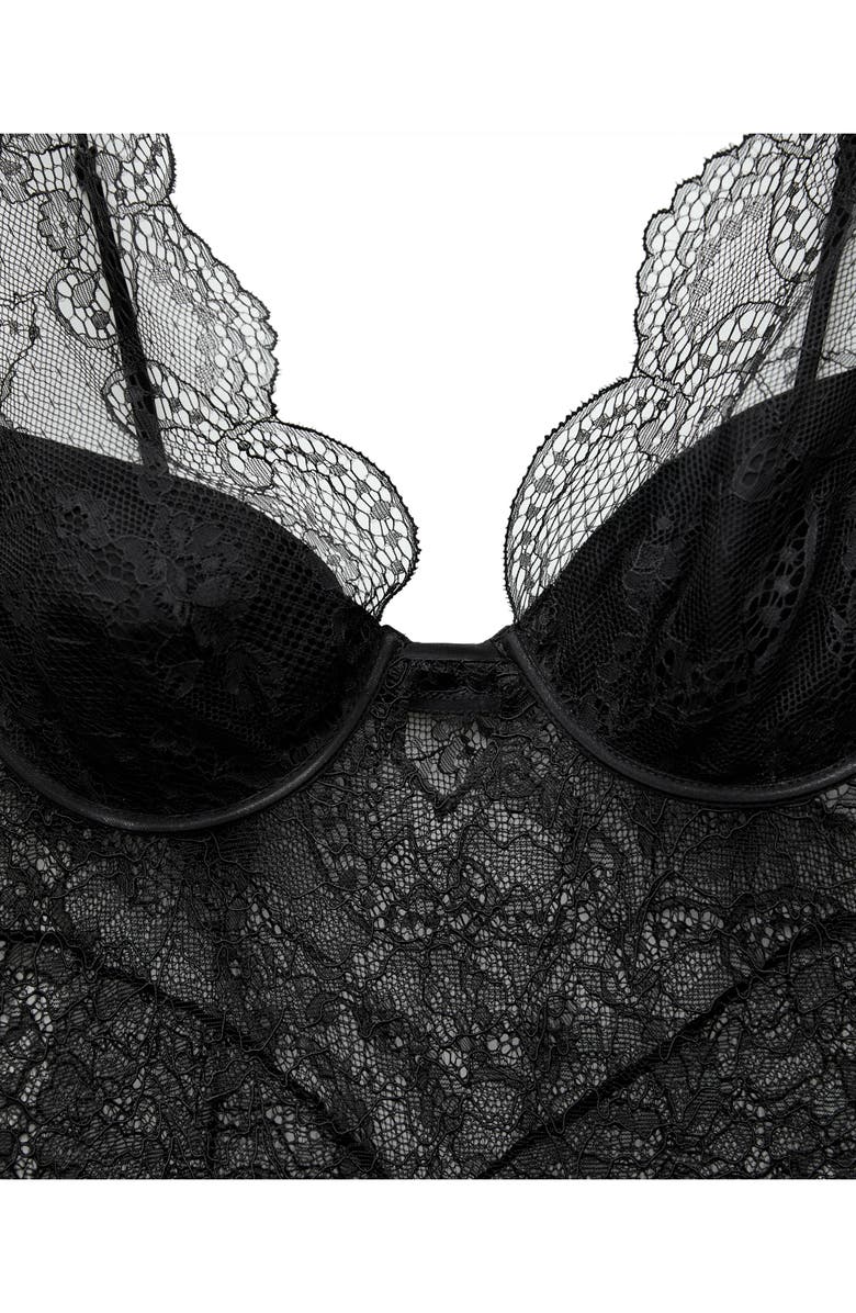 MANGO Sheer Guipure Lace Slipdress, Alternate, color,