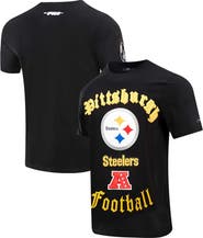 PRO STANDARD Men's Pro Standard Black Pittsburgh Steelers Old English T-Shirt