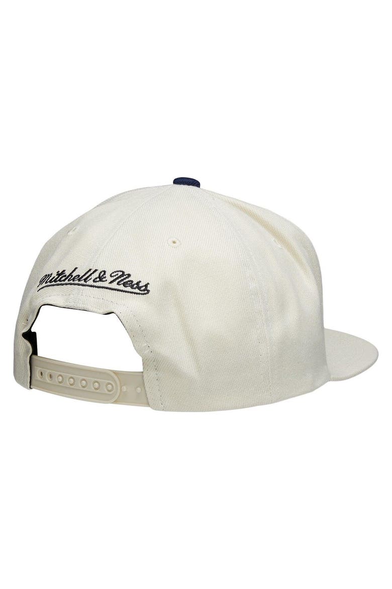 Men's Mitchell & Ness Cream Indiana Pacers Hardwood Classics Snapback Adjustable Hat, Alternate, color, Cream