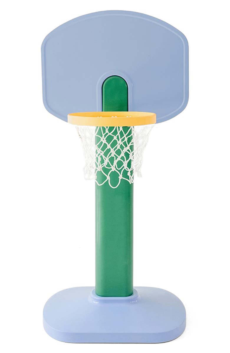 PLAYSMOL Basketball Hoop, Main, color, Blue, Green