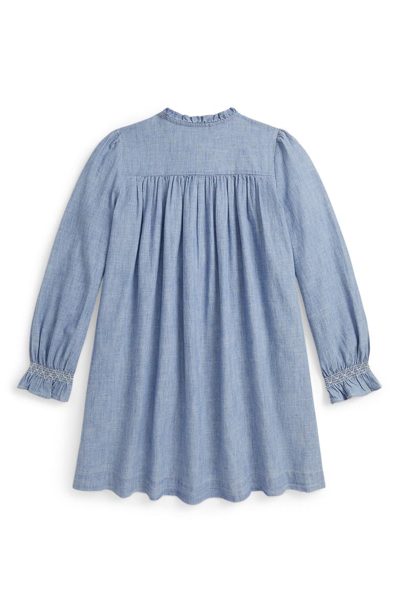 Polo Ralph Lauren Kids' Chambray Dress, Alternate, color, New Medium Wash