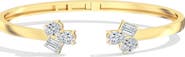 Everlee Multi Shape Cluster Cuff Lab Diamond in 14K Gold