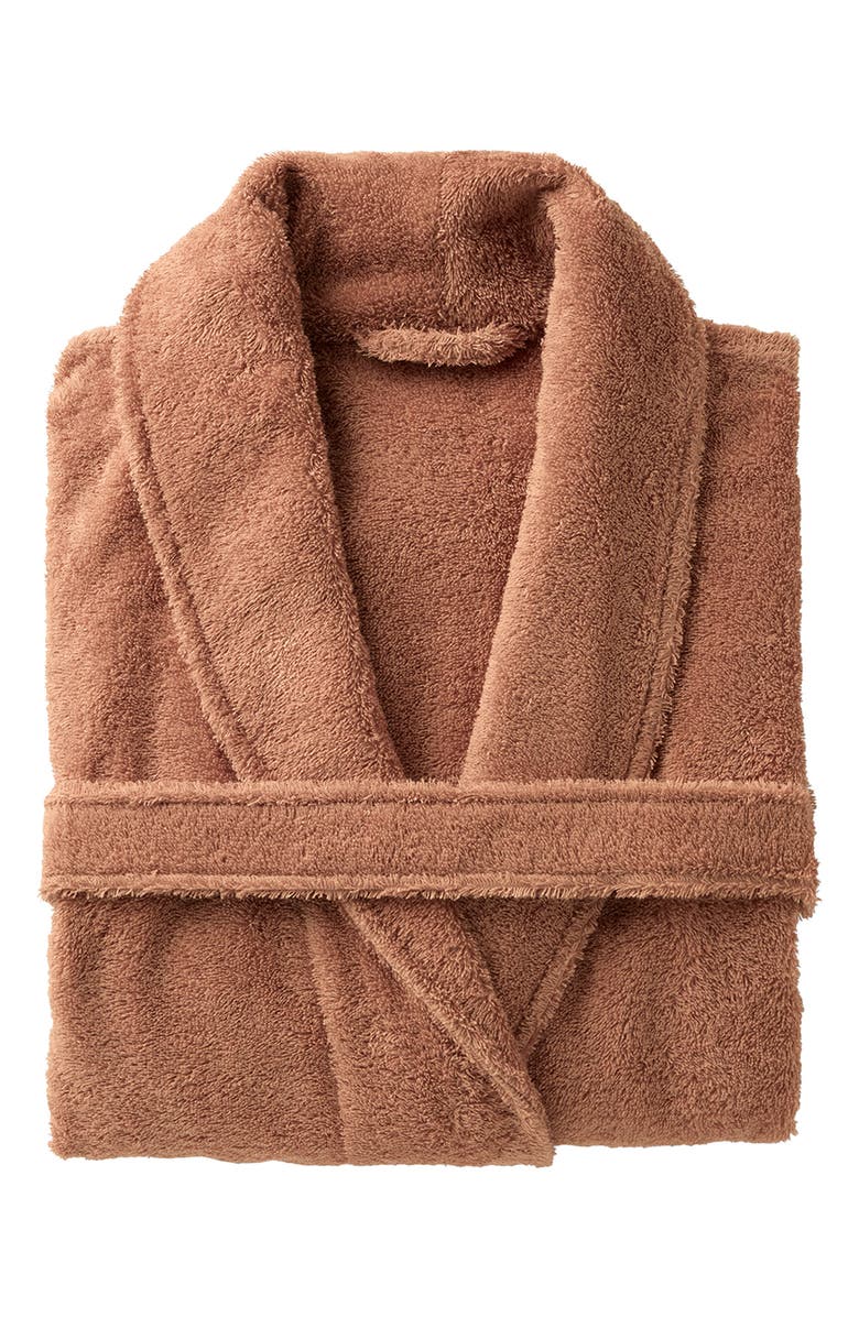 Coyuchi Gender Inclusive Cloud Loom<sup>™</sup> Organic Cotton Robe, Alternate, color, Praline