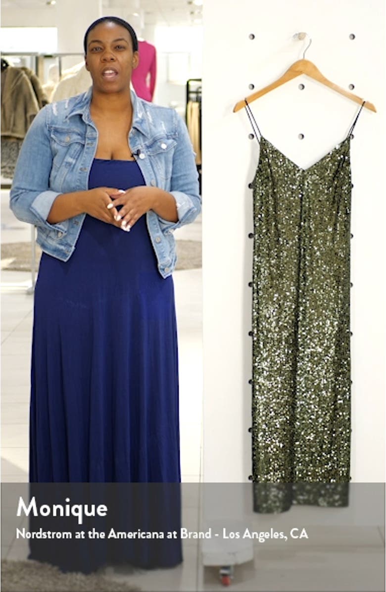 Sequin Midi Dress, sales video thumbnail