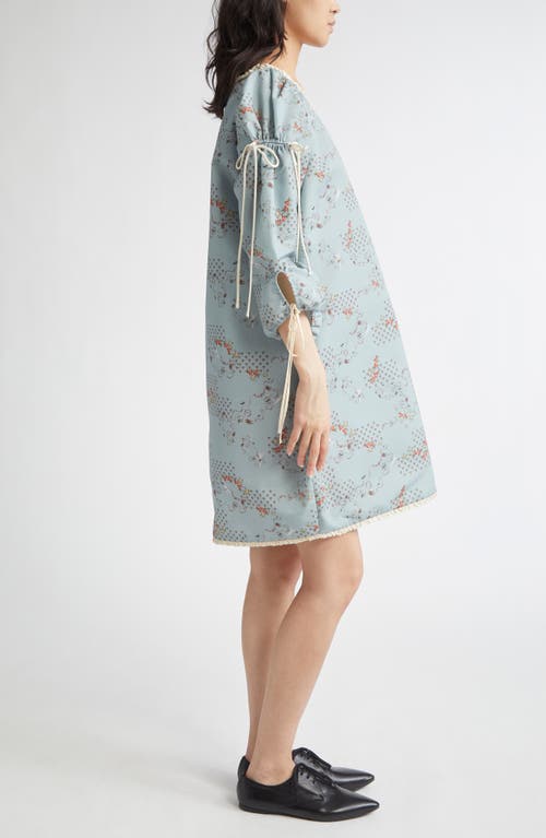 MERUERT TOLEGEN MERUERT TOLEGEN FLORAL PRINT TAFFETA MINIDRESS