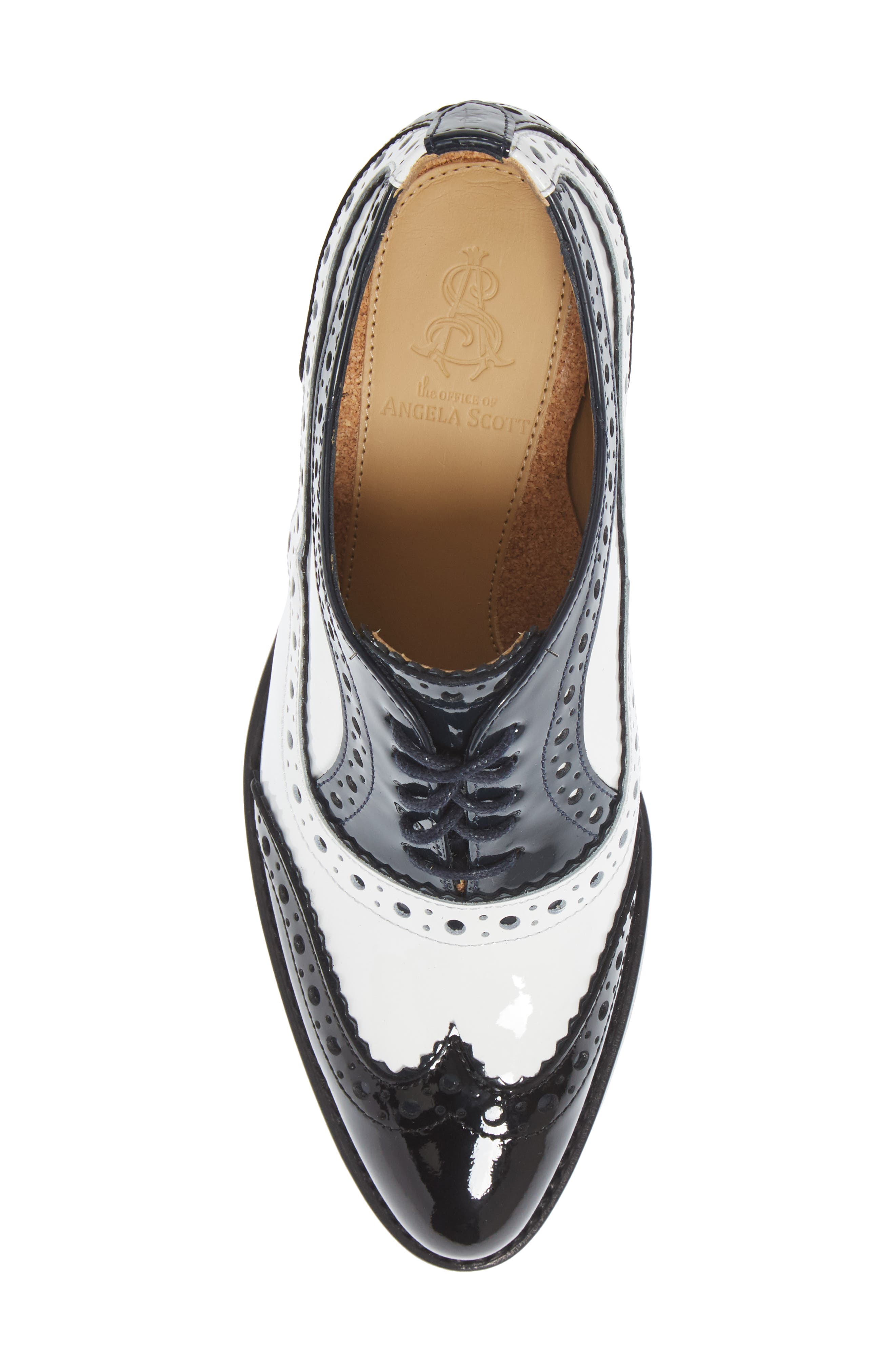 The Office of Angela Scott Mrs. Doubt Block Heel Oxford, Alternate, color, 