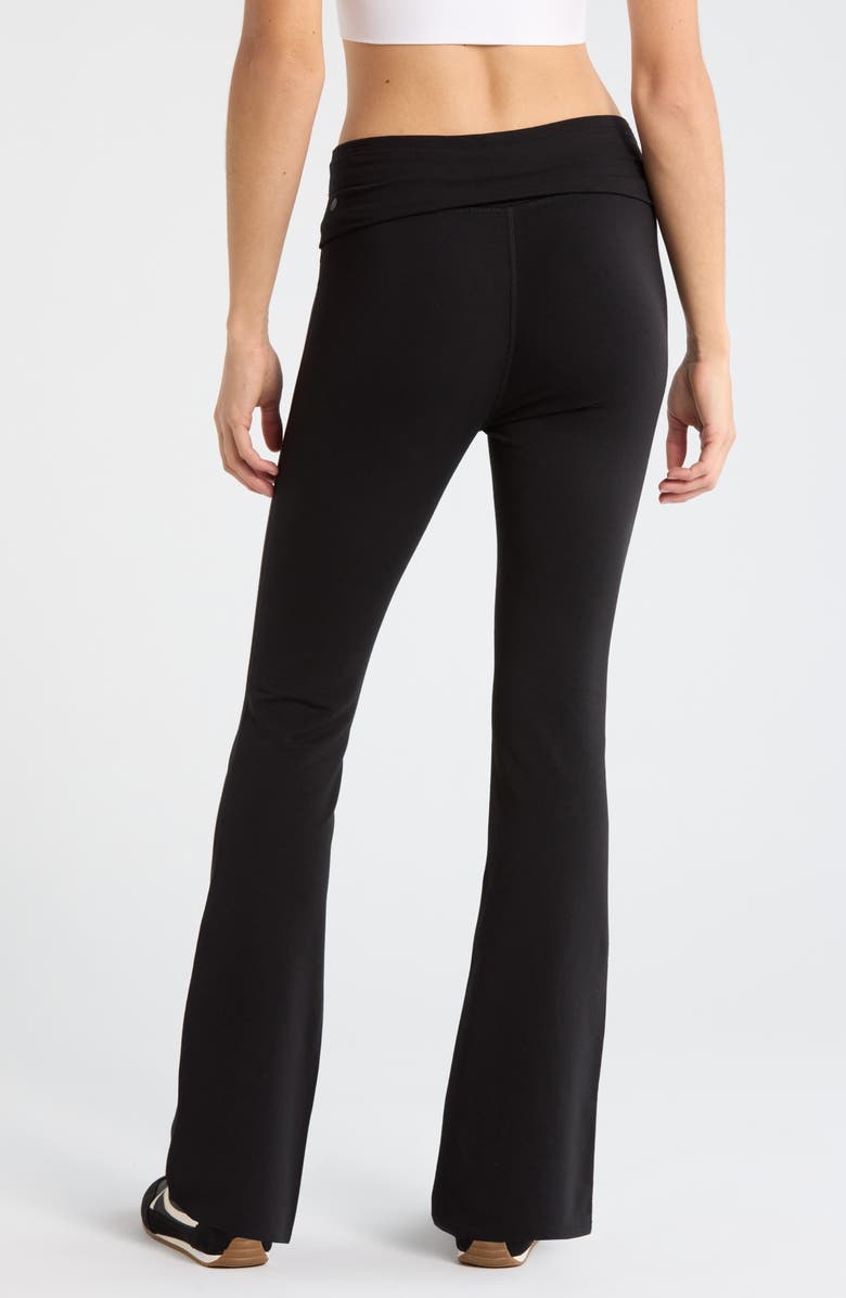 Zella Weekend French Terry Pants, Alternate, color, Black